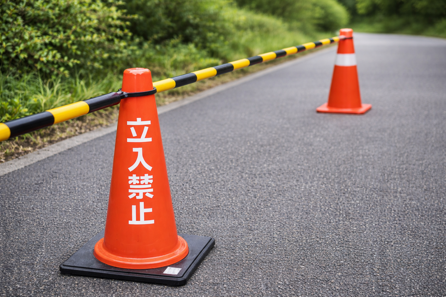 蜂駆除前に立入範囲を確保する安全対策（鹿児島の蜂駆除・蜂の巣駆除｜南日本消毒）